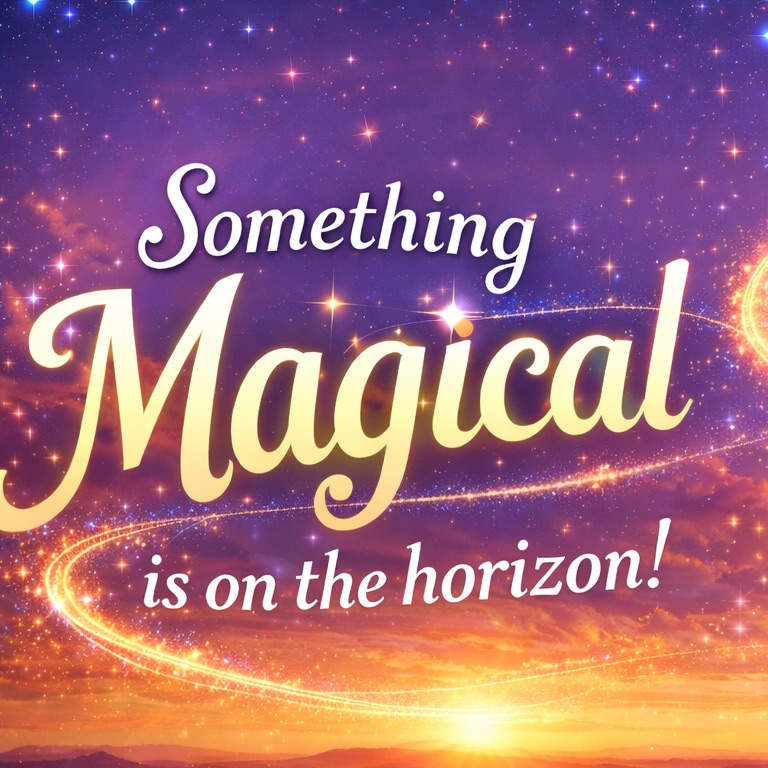 Something magical is on the horizon…